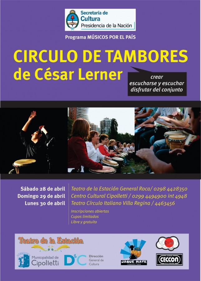Circulo de Tambores de Cesar Lerner 30 de abril 2012